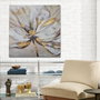 Wallity Cuadro Decorativo Pintura al Óleo Multicolor 70 x 70 cm